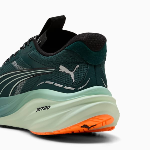 Tenis de running Magnify NITRO™ 3 para hombre, Green Terrain-Heat Fire, extralarge