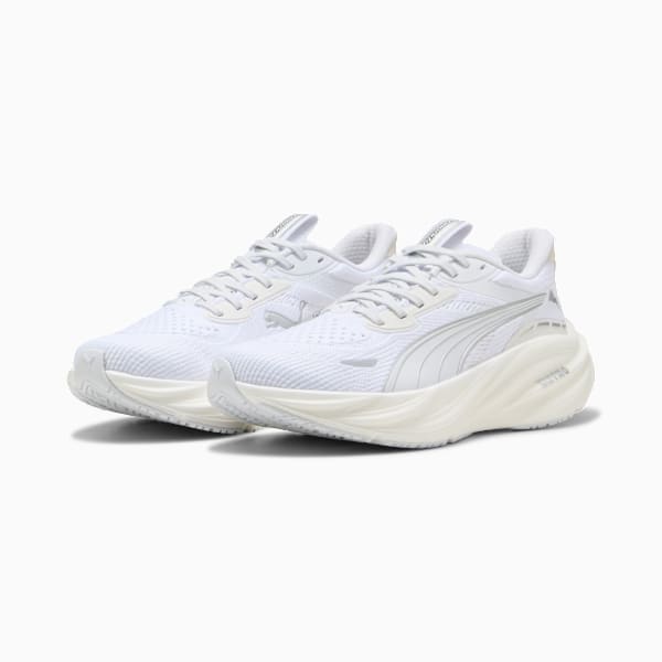 Magnify NITRO™ 3 Running Shoes Women, PUMA White-PUMA Silver, extralarge