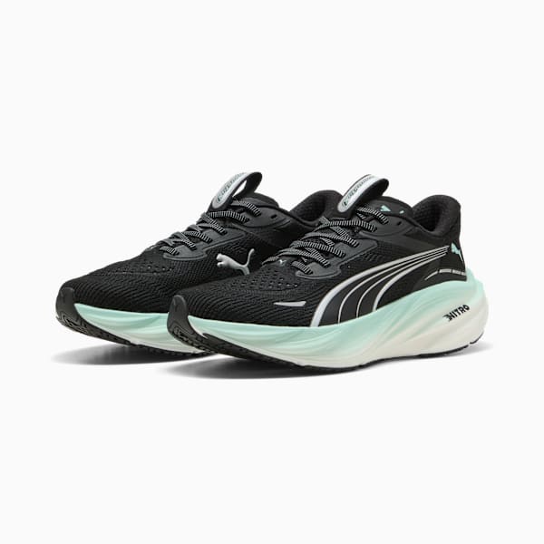 Magnify NITRO™ 3 Running Shoes Women, PUMA Black-Mint Melt, extralarge