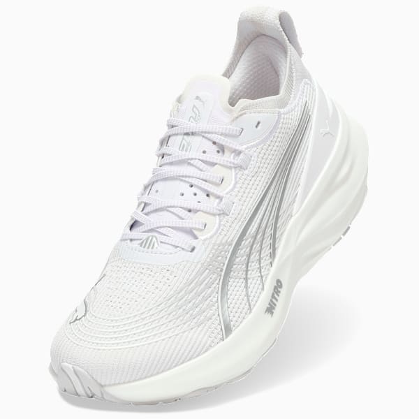 ForeverRun NITRO™ 2 Wide Men's Running Shoes, PUMA White-PUMA Silver, extralarge-IND