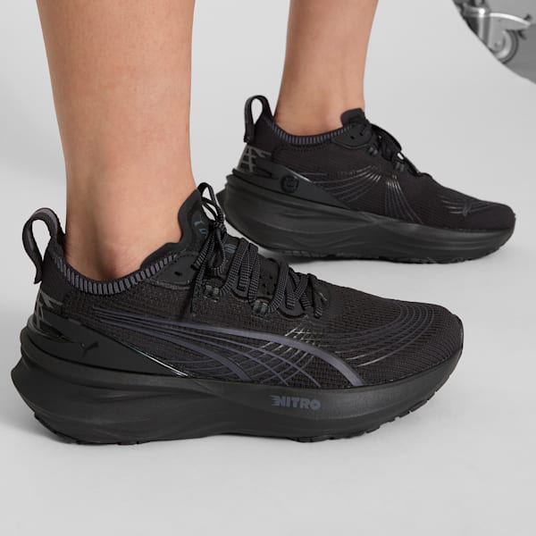 Tenis de running ForeverRun NITRO™ 2 ancho para mujer, PUMA Black, extralarge