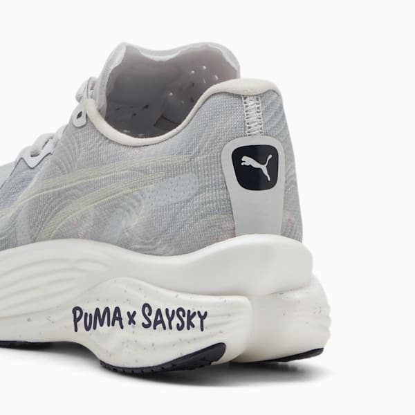 PUMA x SAYSKY Deviate NITRO™ Elite 3 Women's Running Shoes, Cool Light Gray-New Navy, extralarge