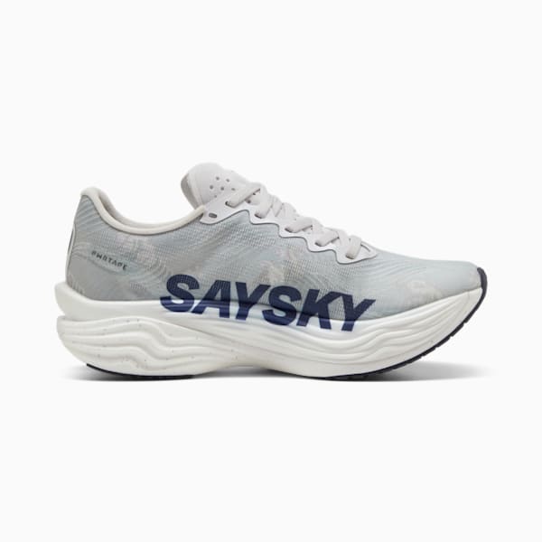 PUMA x SAYSKY Deviate NITRO™ Elite 3 Women's Running Shoes, Cool Light Gray-New Navy, extralarge