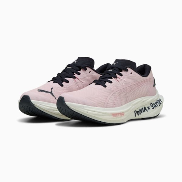 Tenis running Deviate NITRO 3 PUMA x SAYSKY Mujer, Rose Mauve-New Navy, extralarge