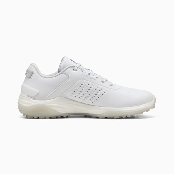 Shadowcat NITRO™ Leather Golf Shoes Men, PUMA White-Ash Gray, extralarge