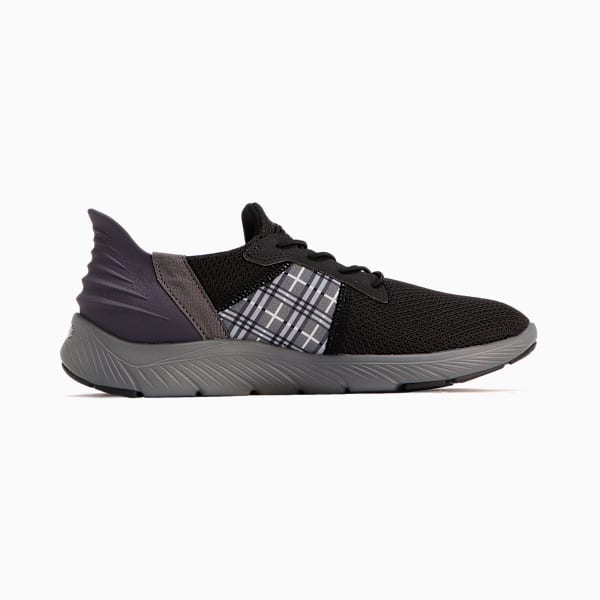 ウィメンズ ソフトライド レミ イーズインチェッカー ランニングシューズ, PUMA Black-Galactic Gray, extralarge-JPN