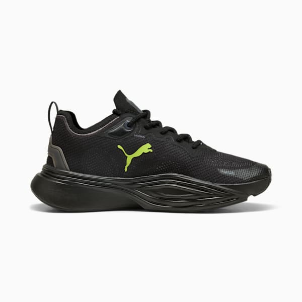 PWR NITRO™ SQD 2 Unwavered Training Shoes, PUMA Black-Galactic Gray-Yellow Alert, extralarge
