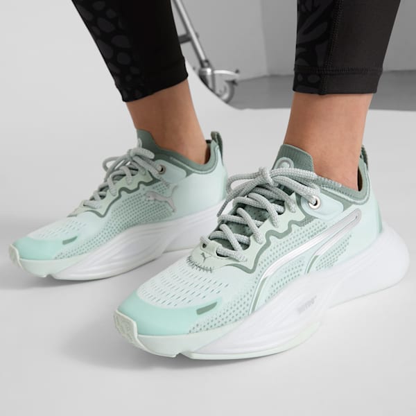 Tenis mujer training PWR NITRO™ SQD, Peaceful Blue-Green Moon, extralarge
