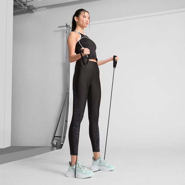 Tenis mujer training PWR NITRO™ SQD, Peaceful Blue-Green Moon, extralarge