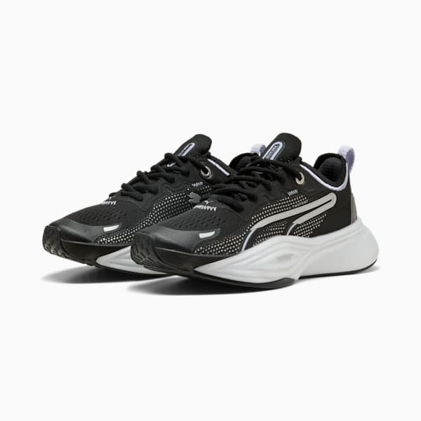Tenis mujer training PWR NITRO SQD, PUMA Black-Cool Weather, extralarge
