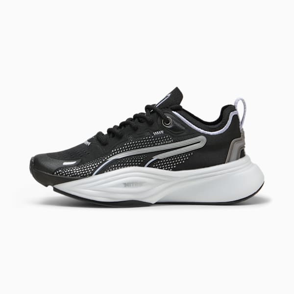 Tenis mujer training PWR NITRO SQD, PUMA Black-Cool Weather, extralarge