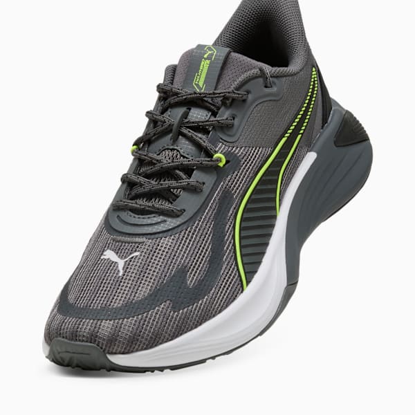 PWR Hybrid Unwavered Training Shoes, Cool Dark Gray-Cast Iron-Yellow Alert, extralarge-GBR
