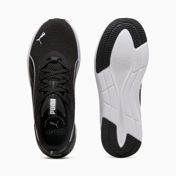 Tenis de running SOFTRIDE Harli para mujer, PUMA Black-PUMA White-Galactic Gray, extralarge