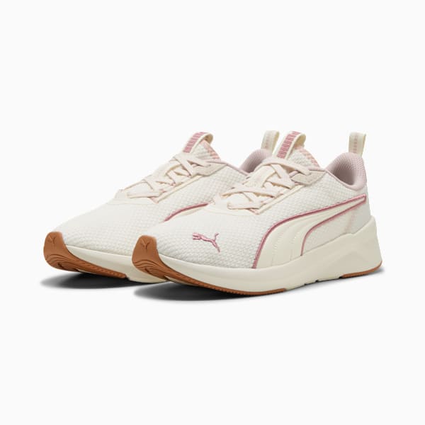 Tenis de running SOFTRIDE Harli para mujer, Warm White-Mauve Mist-Poised Pink, extralarge