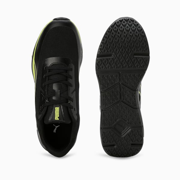 Evoflex Running Shoes, Fluro Yellow Pes-PUMA Black, extralarge-IND
