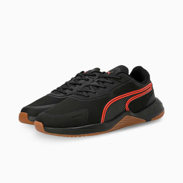 Swift Pulse Men's Training Shoes, PUMA Black-Redmazing-Gum, extralarge-IND