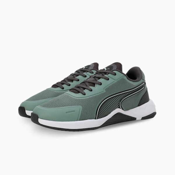 Swift Pulse Men's Training Shoes, Eucalyptus-Flat Dark Gray-Fizzy Apple, extralarge-IND