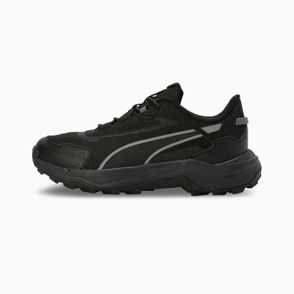 Quest X Men's Running Shoes, PUMA Black-Cast Iron-Shadow Gray, extralarge-IND