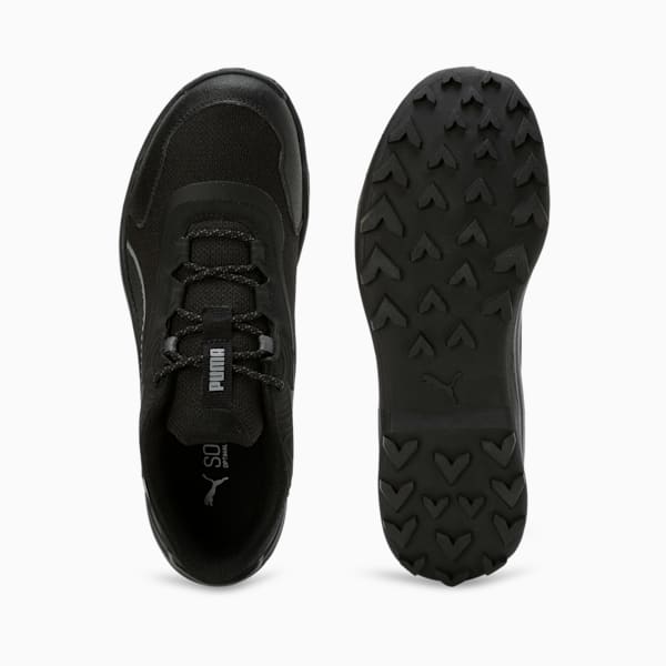 Quest X Men's Running Shoes, PUMA Black-Cast Iron-Shadow Gray, extralarge-IND