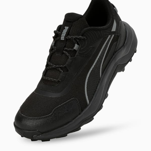 Quest X Men's Running Shoes, PUMA Black-Cast Iron-Shadow Gray, extralarge-IND