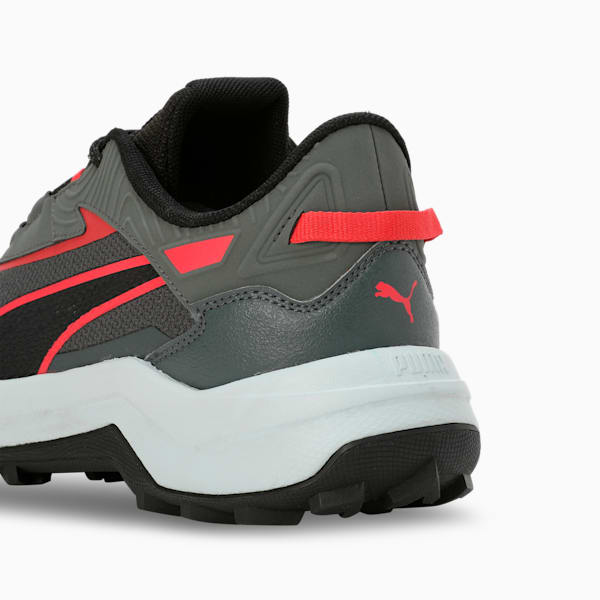Quest X Men's Running Shoes, Mineral Gray-Active Red-PUMA Black, extralarge-IND