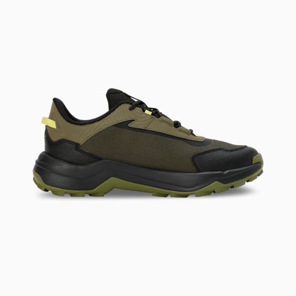 Quest X Men's Running Shoes, Olive Green-PUMA Black-Yellow Burst, extralarge-IND