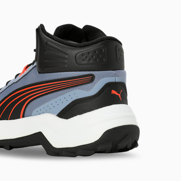 Questblitz Mid Men's Running Shoes, Filtered Ash-PUMA Black-Hot Heat, extralarge-IND