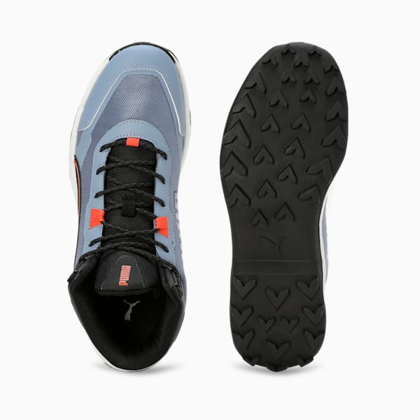 Questblitz Mid Men's Running Shoes, Filtered Ash-PUMA Black-Hot Heat, extralarge-IND