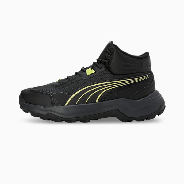Questblitz Mid Men's Running Shoes, Lime Sheen-PUMA Black, extralarge-IND