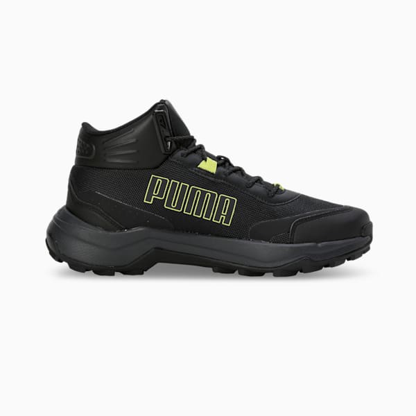 Questblitz Mid Men's Running Shoes, Lime Sheen-PUMA Black, extralarge-IND