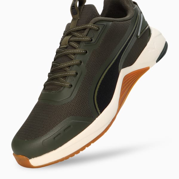 Extrinsic Men's Training Shoes, PUMA Olive-Gum-Warm White, extralarge-IND