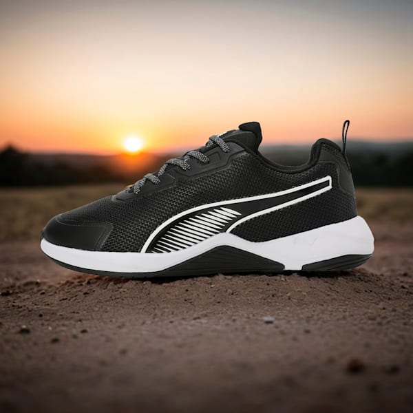 Surgestride Men's Training Shoes, PUMA Black-PUMA White, extralarge-IND