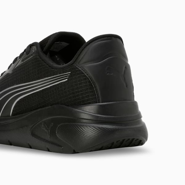 PUMA Exoteric Men's Running Shoes, PUMA Black-Puma Silver, extralarge-IND