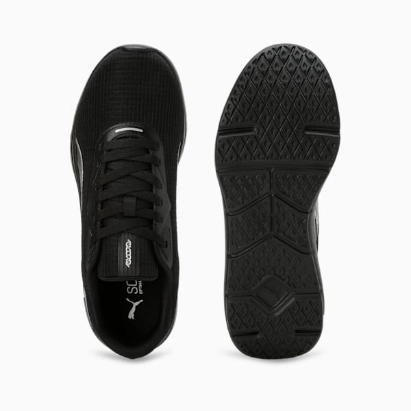 PUMA Exoteric Men's Running Shoes, PUMA Black-Puma Silver, extralarge-IND