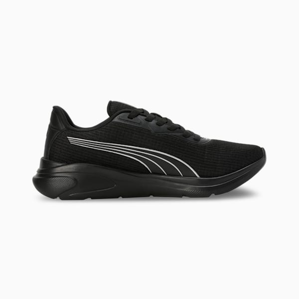 PUMA Exoteric Men's Running Shoes, PUMA Black-Puma Silver, extralarge-IND