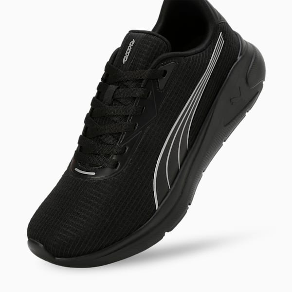 PUMA Exoteric Men's Running Shoes, PUMA Black-Puma Silver, extralarge-IND