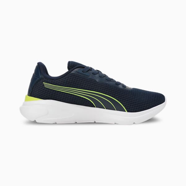 Exoteric Men's Running Shoes, Club Navy-Lime Smash-PUMA White, extralarge-IND