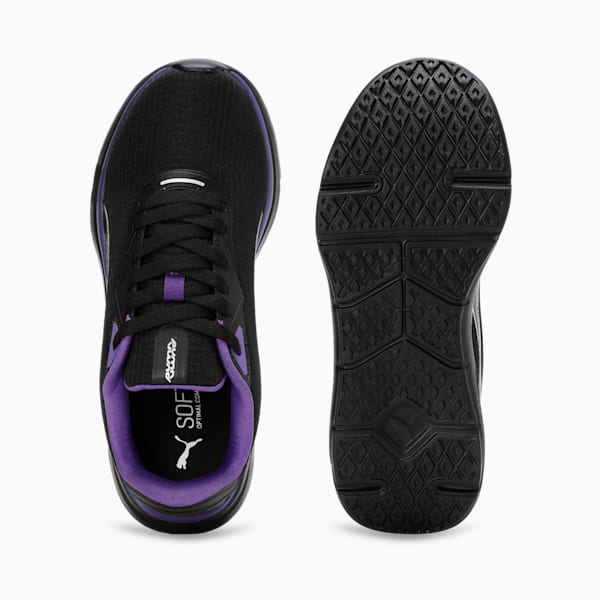 Exoteric Women's Running Shoes, Team Violet-PUMA Black-PUMA Silver, extralarge-IND