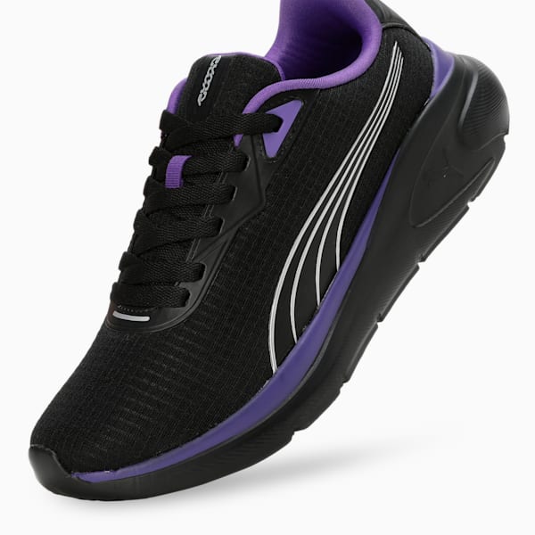 Exoteric Women's Running Shoes, Team Violet-PUMA Black-PUMA Silver, extralarge-IND