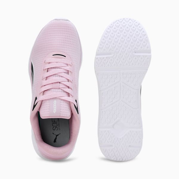 Exoteric Women's Running Shoes, PUMA Black-PUMA White-Grape Mist, extralarge-IND