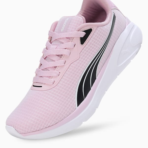 Exoteric Women's Running Shoes, PUMA Black-PUMA White-Grape Mist, extralarge-IND