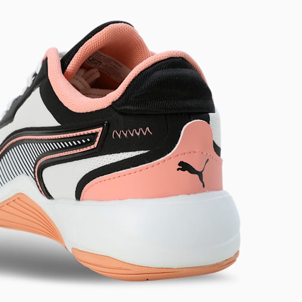 SwiftPulse Women's Training Shoes, PUMA White-PUMA Black-Poppy Pink, extralarge-IND