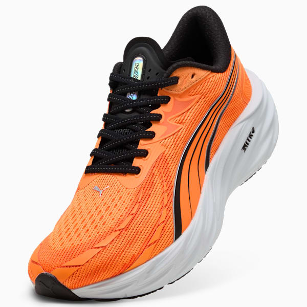 Velocity NITRO™ 4 Men's Road Running Shoes, Heat Fire-PUMA Black, extralarge