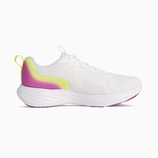 キッズ スピード モンスター V5 PL スニーカー 21-24cm, PUMA White-Wild Berry, extralarge-JPN