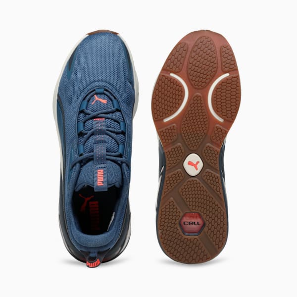 Solar Lightweight Running Shoes, Dark Indigo-Strong Gray-Glowing Red, extralarge-IND