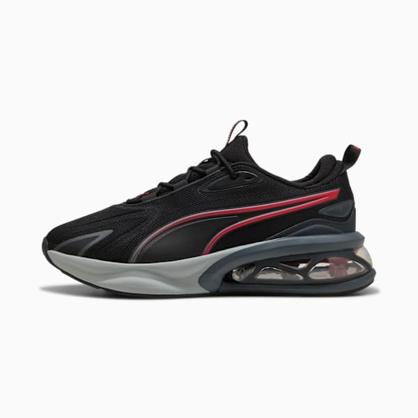 Solar Men's Shoes, PUMA Black-Cool Mid Gray-For All Time Red, extralarge