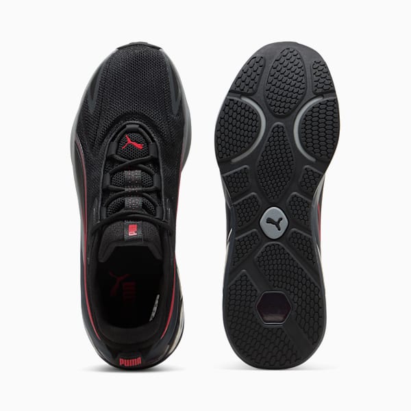 Solar Men's Shoes, PUMA Black-Cool Mid Gray-For All Time Red, extralarge