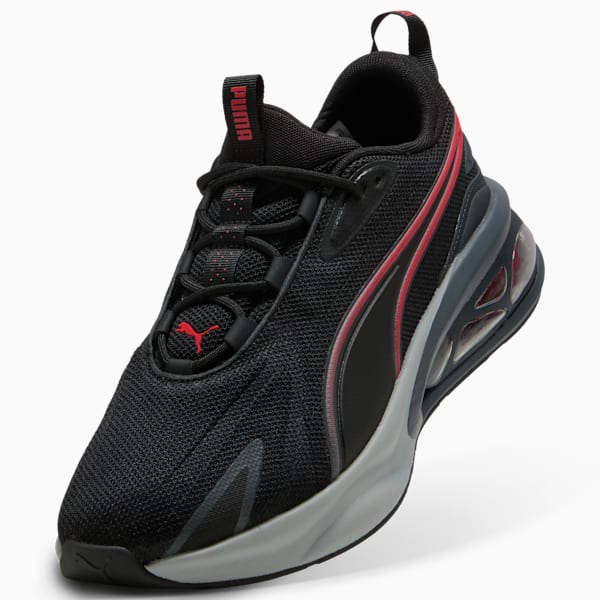 Solar Men's Shoes, PUMA Black-Cool Mid Gray-For All Time Red, extralarge