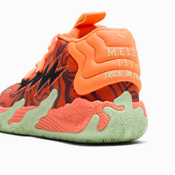 Tenis de Basquetbol Adolescentes MB.03 Halloween, Fluro Orange Pes-PUMA Black, extralarge