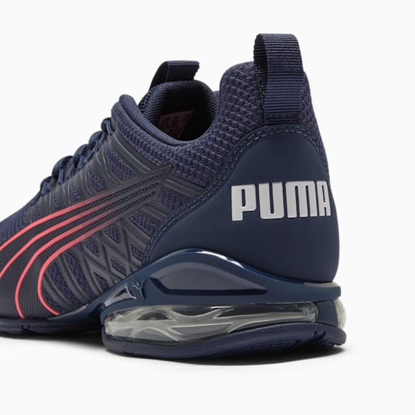 Tenis Voltaic Evo anchas para mujer, PUMA Navy-Sunset Glow, extralarge